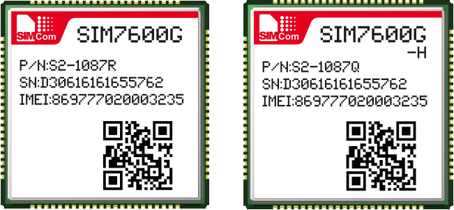 SIM7600G & SIM7600G-H